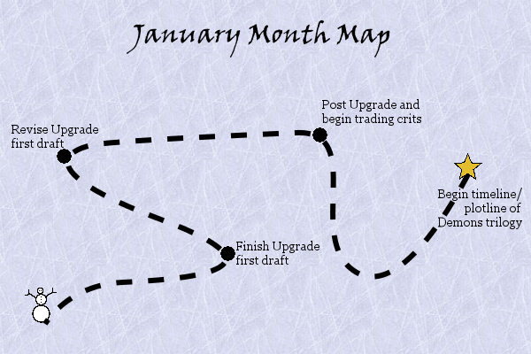 January Month Map