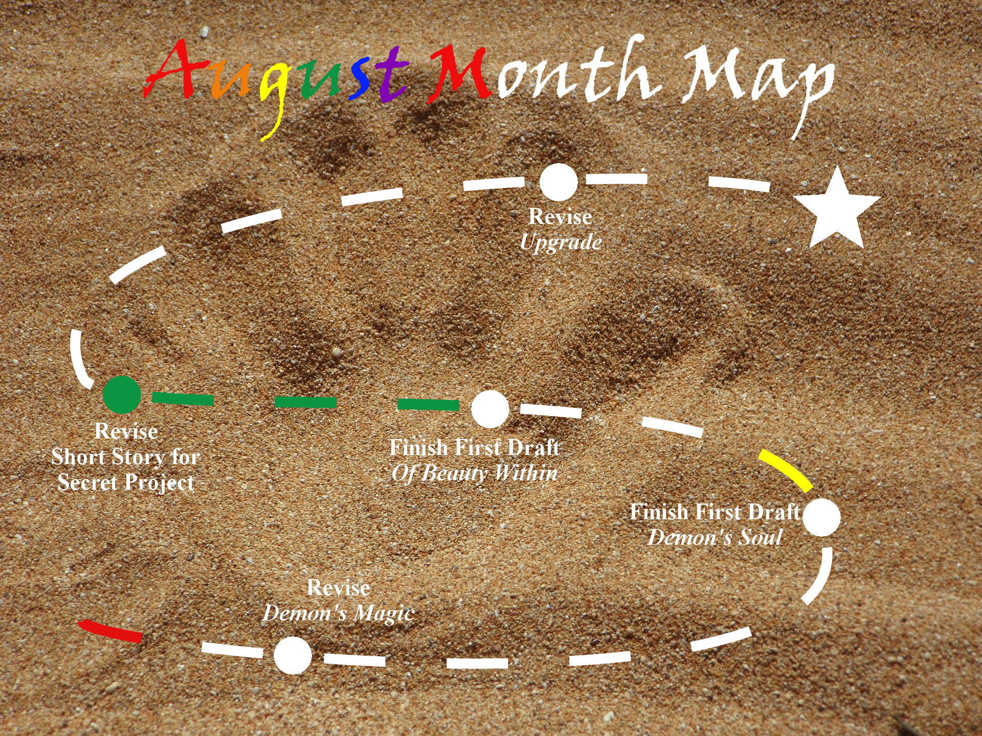 Ensign’s Log, Entry 29: August Month Map–Week 2