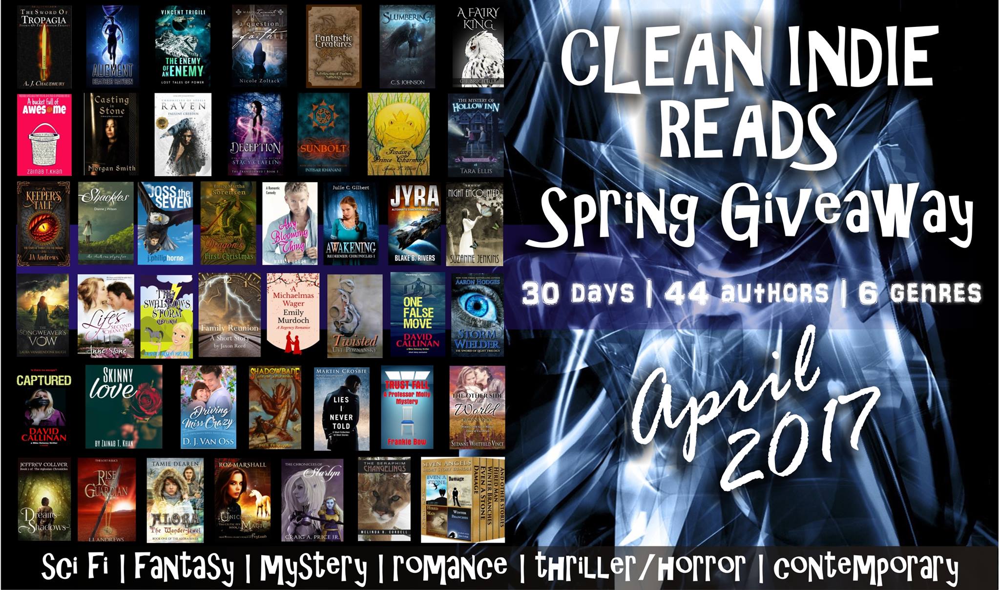 Announcement: Clean Indie Reads Spring Giveaway