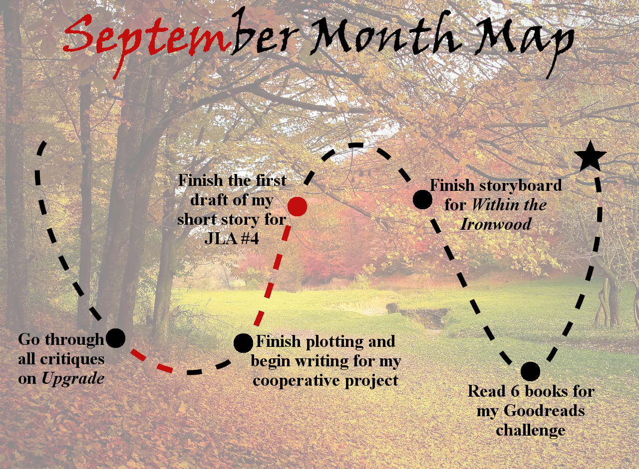 Lieutenant Junior Grade’s Log, Entry 4: September Month Map and August Wrap-up!